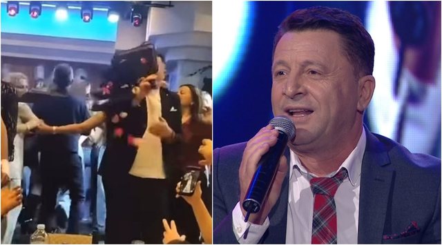 VIDEO/ Incident gjatë koncertit të Ylli Bakës, këngëtari goditet me pjata teksa performonte